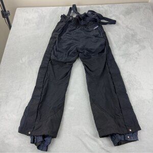 Patagonia Women's Size 8 REG (28x27) Black Skii Snowboard Overalls 100% Nylon